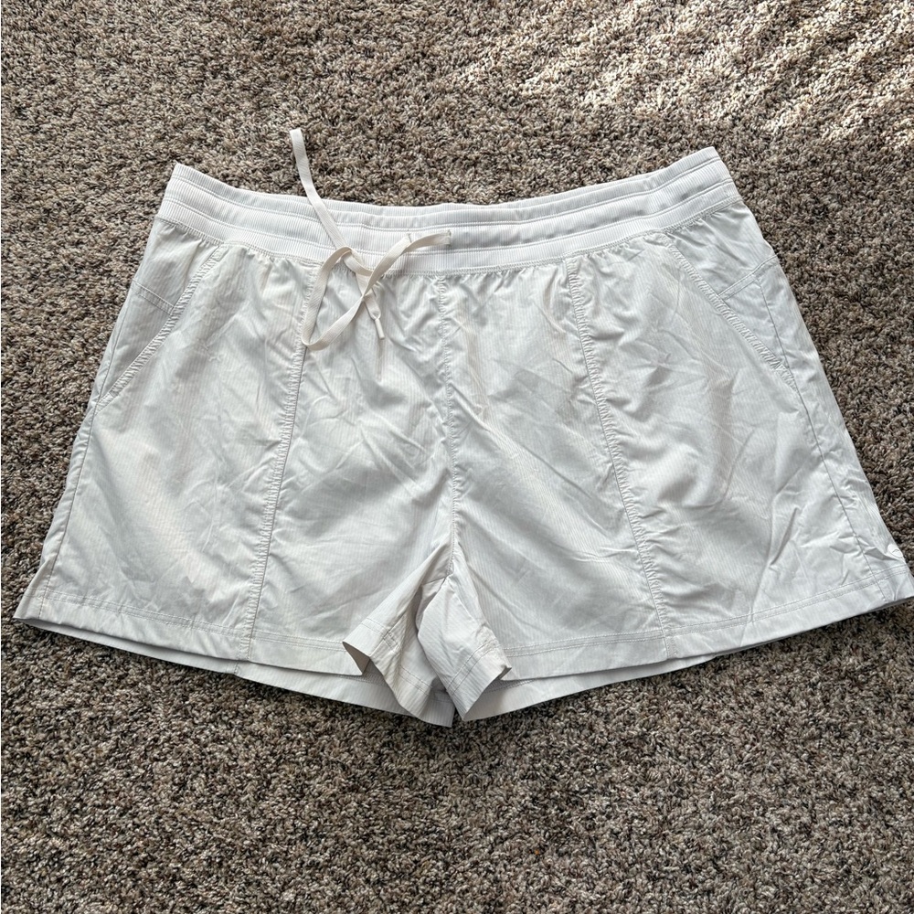 Avia Women's White Athletic Shorts Plus Size Summer